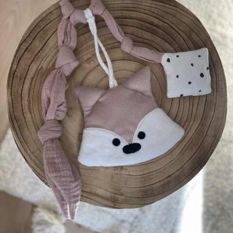 Boróka fejlesztő csörgő szett - Rose