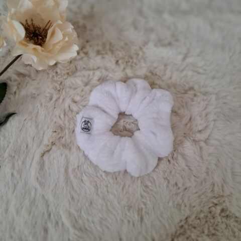 Scrunchie, kímélő hajgumi - Hópihe