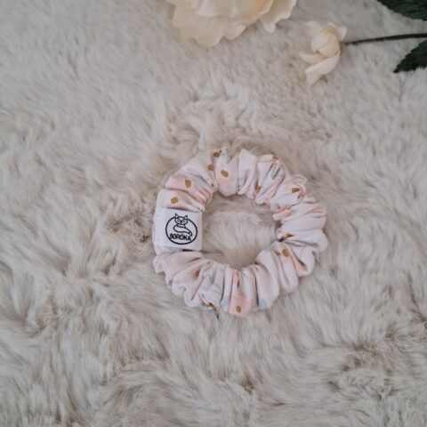 Scrunchie, kímélő hajgumi - Virágok közt